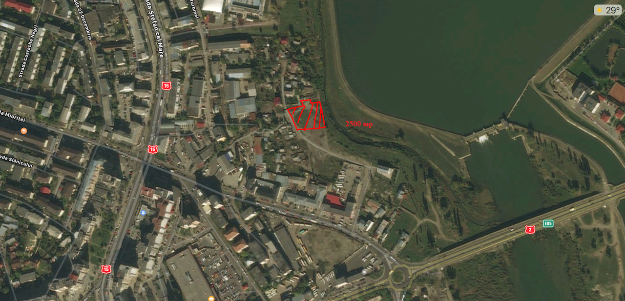 Teren intravilan Bacau 2400 mp Vadu Bistritei Bacau