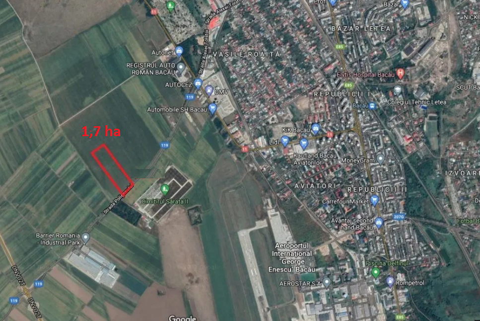 Teren 17000 mp Sarata Bacau
